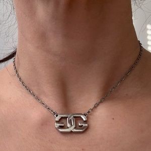 Authentic Vintage Givenchy Silver Necklace